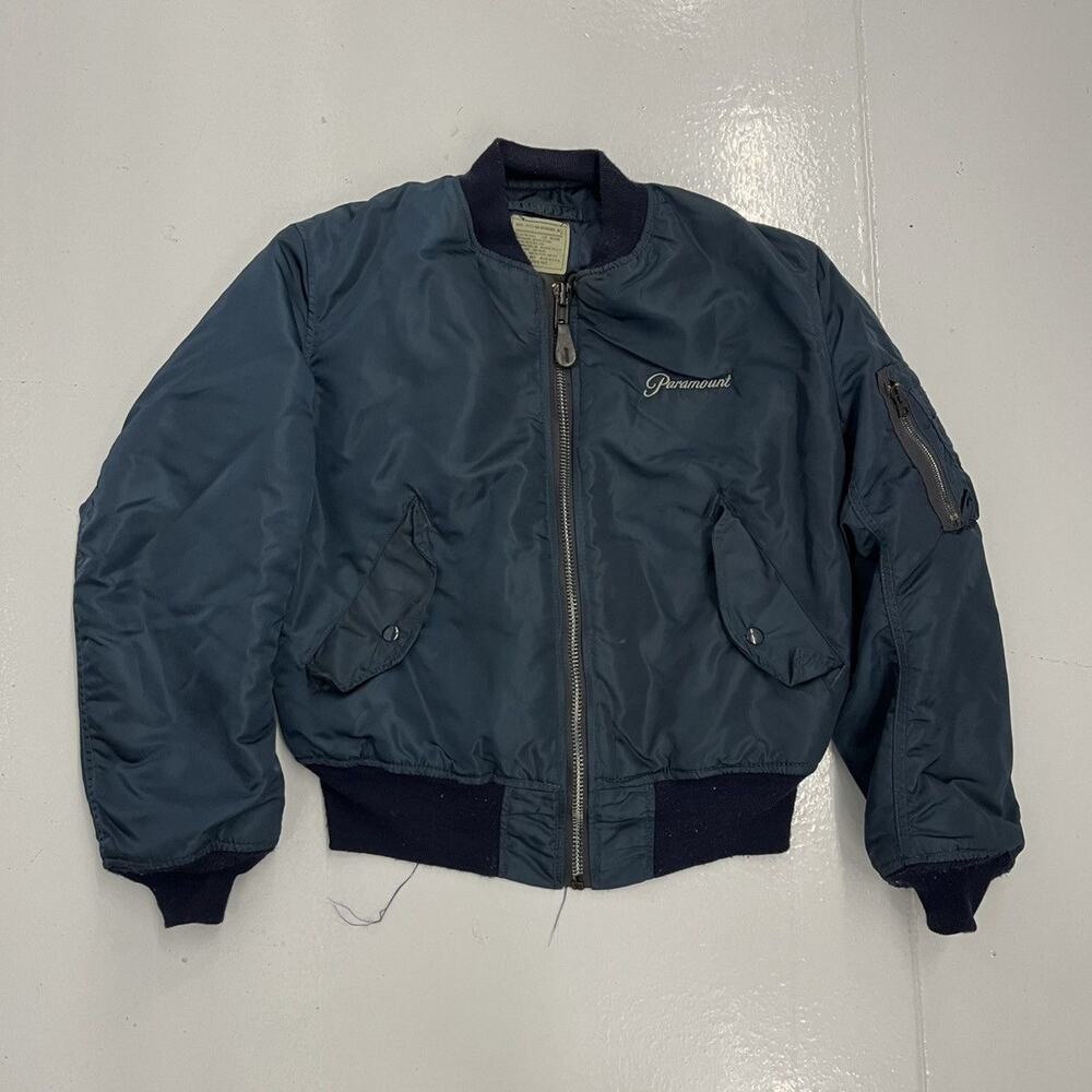 Vintage 90s Paramount Alpha Industries MA-1 Bomber Jacket